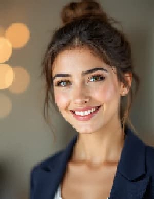 Low resolution portrait photo